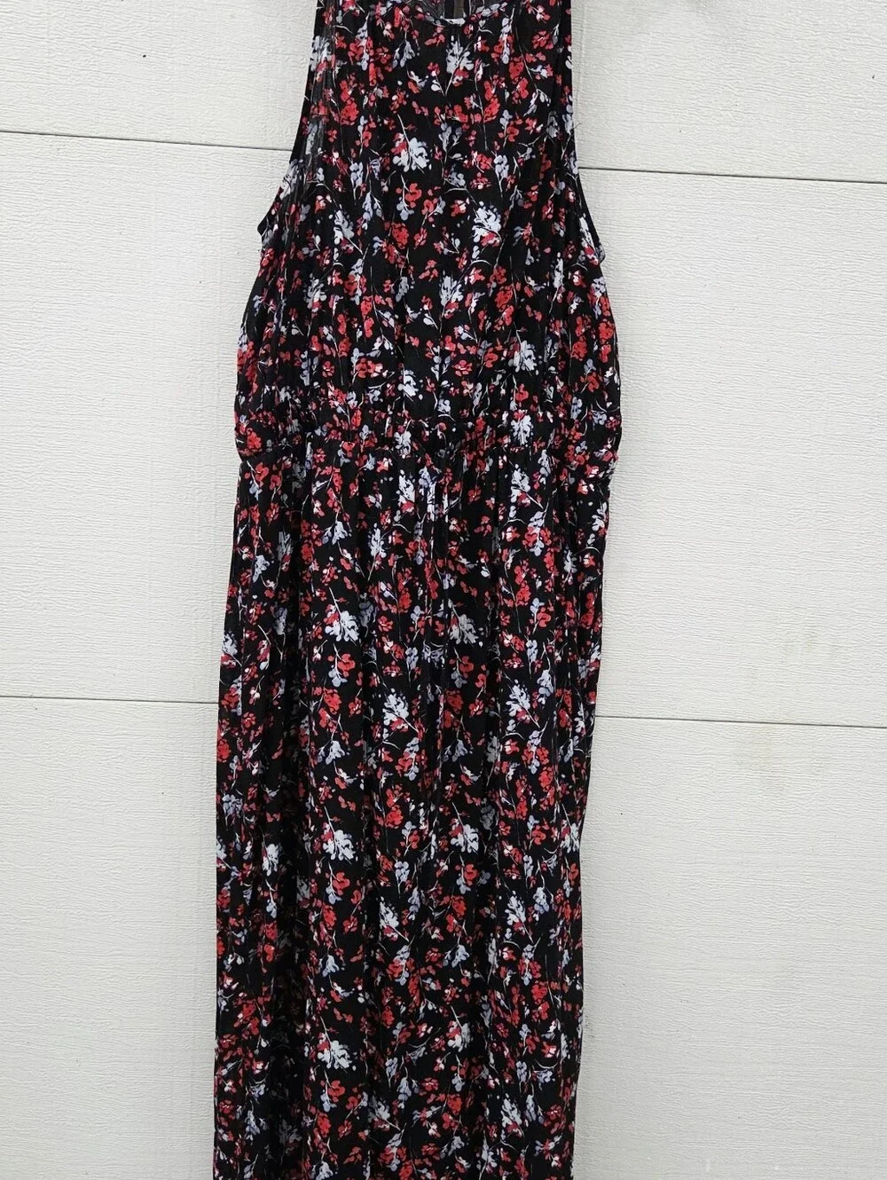 Universal Thread Black Floral Maxi Dress Large - Picture 3 of 8